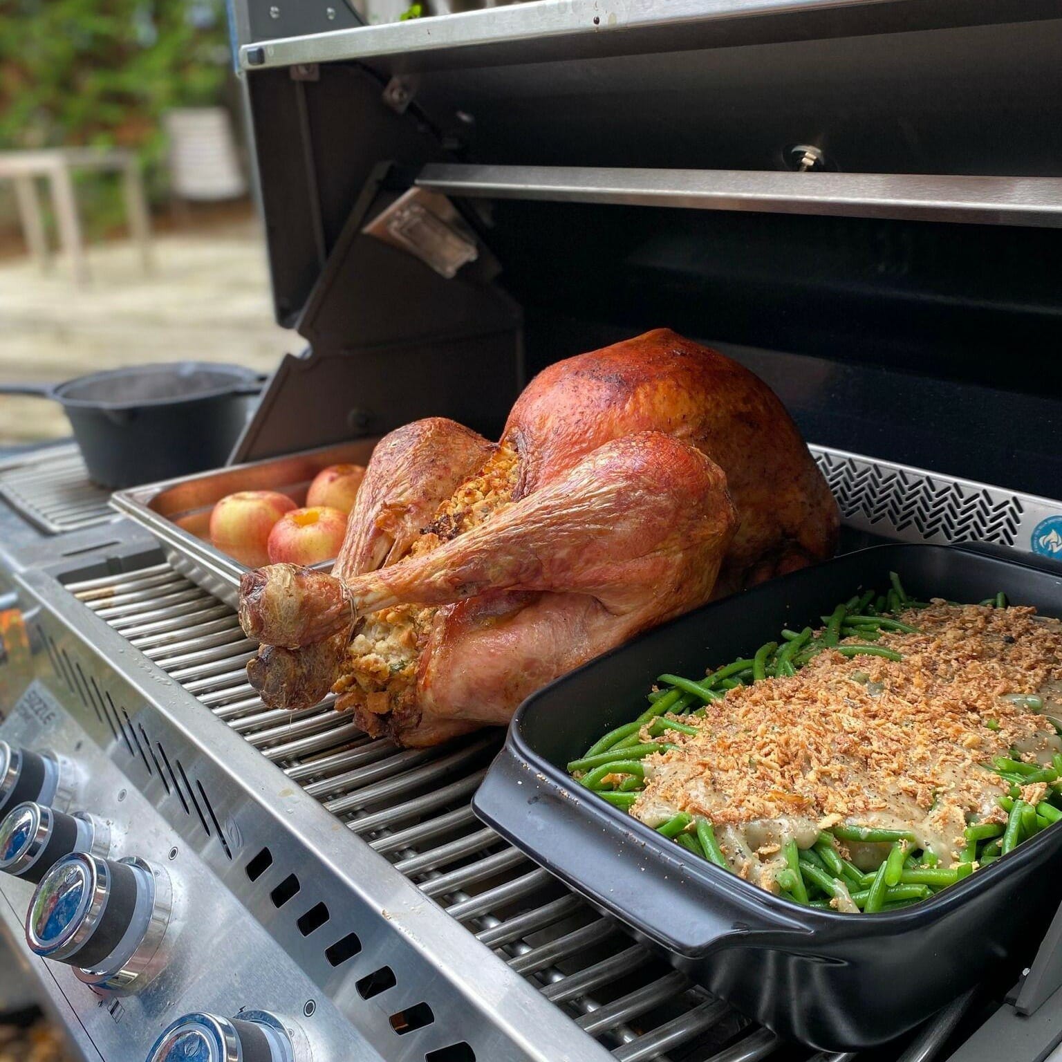 Christmas Turkey on a Gas Grill