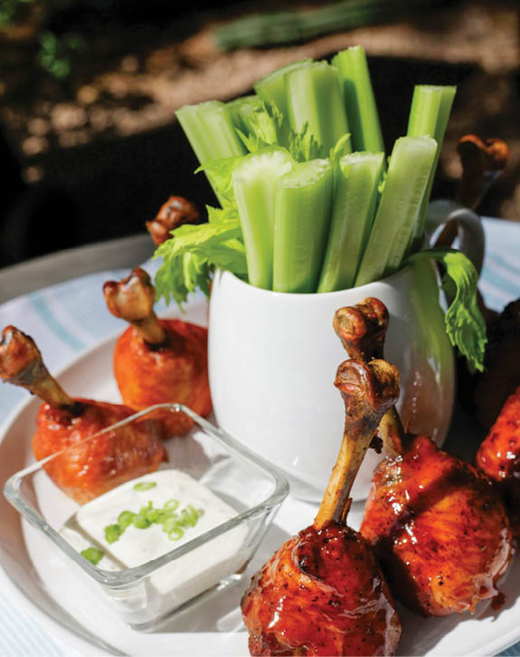 BBQ Chicken Lollipops in 2 Ways