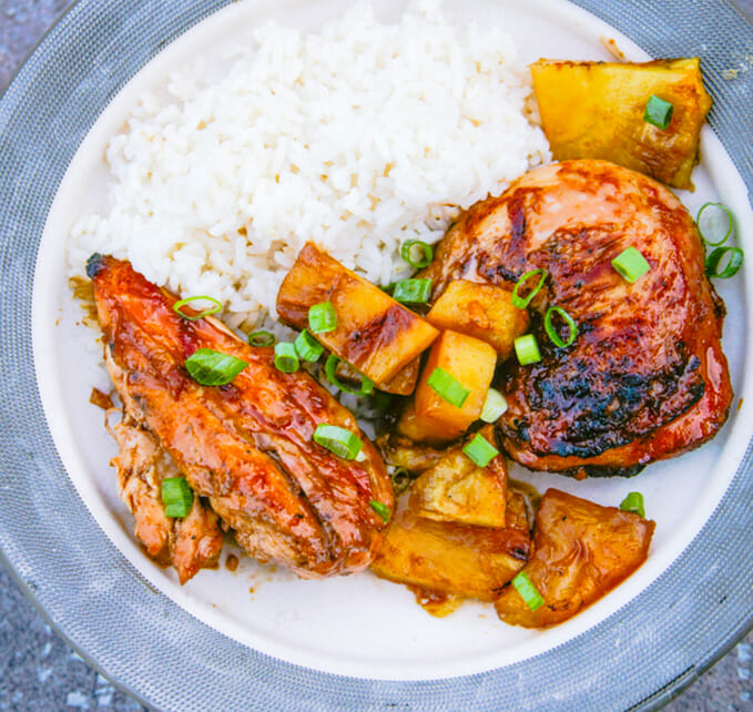 Huli-Huli Chicken on the Barbecue