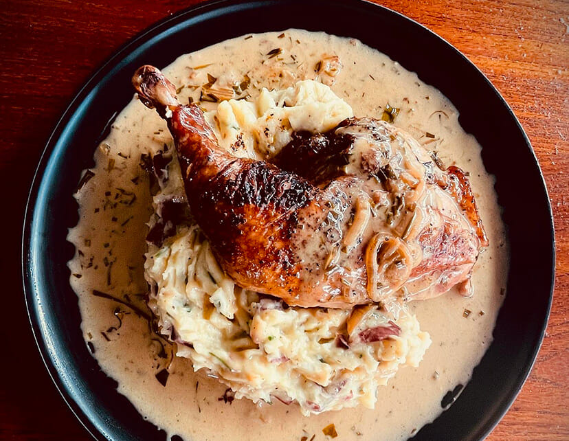 Smoked Tarragon Chicken on the BBQ