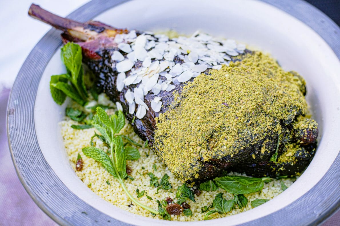 Moroccan-Style Grilled Leg of Lamb